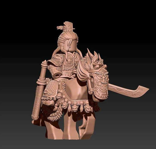 ***Pre order item!**** chinese warrior on horse 5