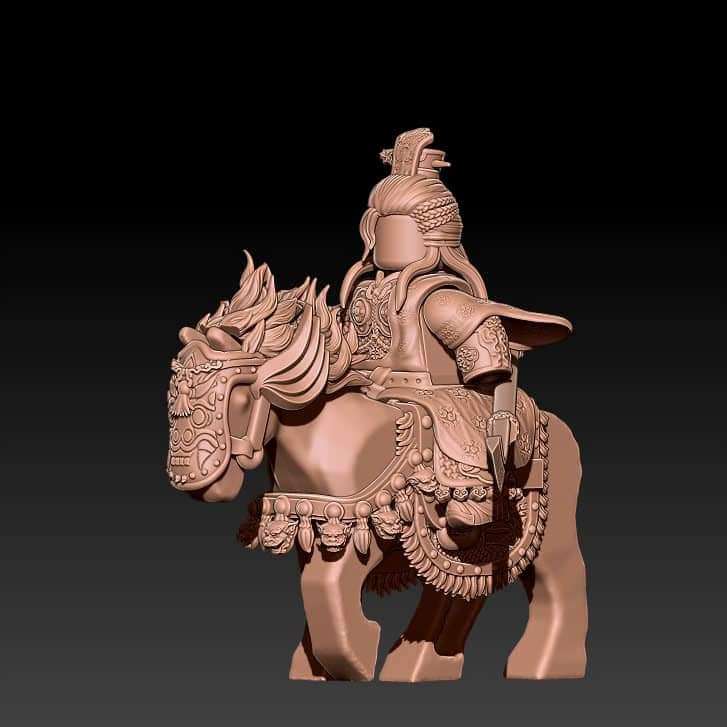 ***Pre order item!**** chinese warrior on horse 5