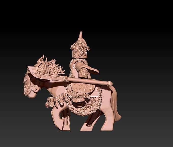 ***Pre order item!**** chinese warrior on horse 5