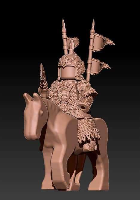 ***Pre order item!**** chinese warrior on horse 6