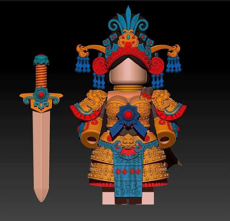 ***Pre order item!**** chinese female warrior