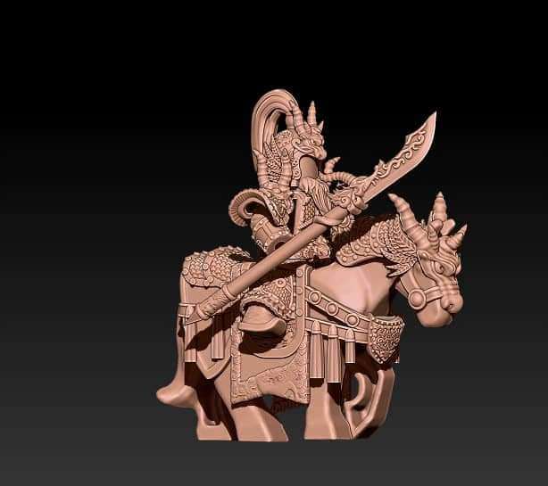 ***Pre order item!**** chinese warrior on horse 4