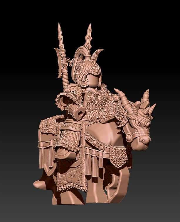 ***Pre order item!**** chinese warrior on horse 3