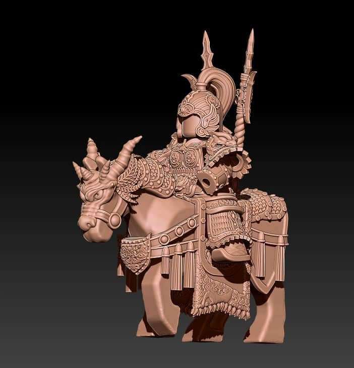 ***Pre order item!**** chinese warrior on horse 3