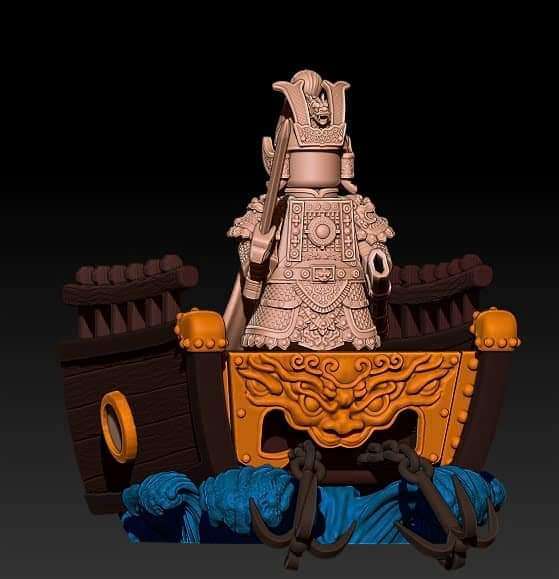 ***Pre order item!**** warrior on boat 1