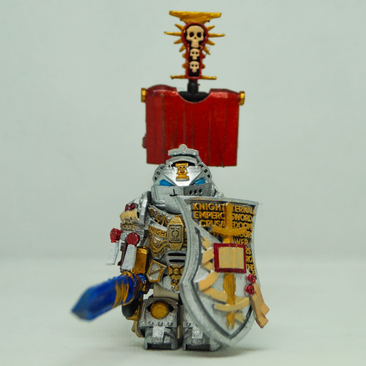 Reaven blocks custom 3D printed and painted space warrior knight!