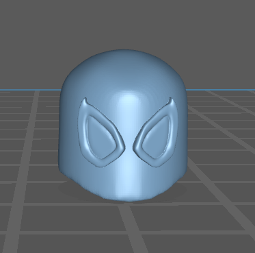 Building toy place holder arachnid helmet