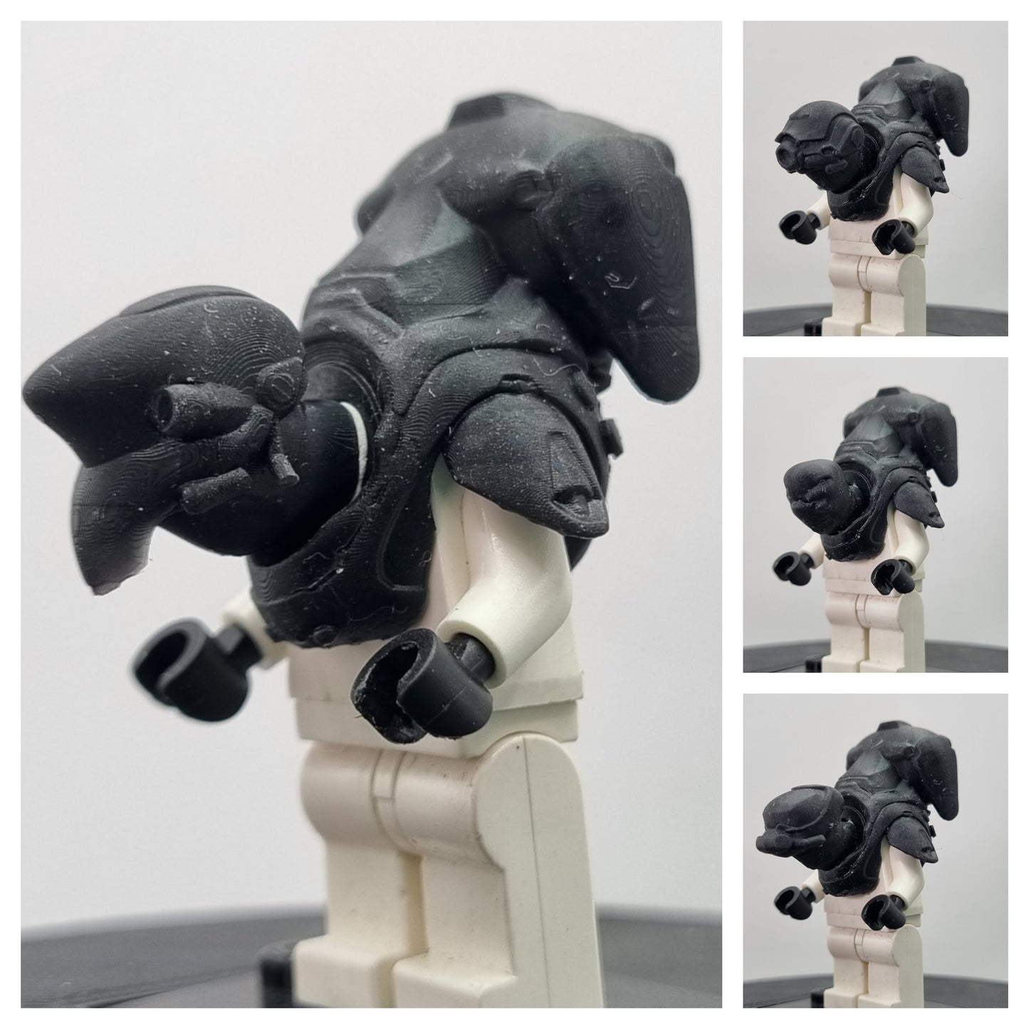 Building toy custom 3D printed fight for disc small aliens pack 3