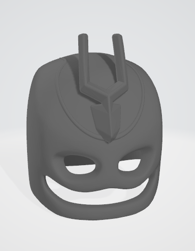 Building toy place holder hero silent one helmet