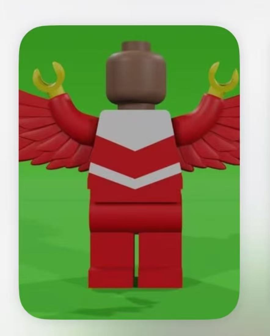 Winged hero