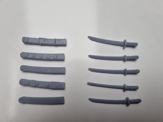 Custom 3D printed lego compatible Z Sword pack!