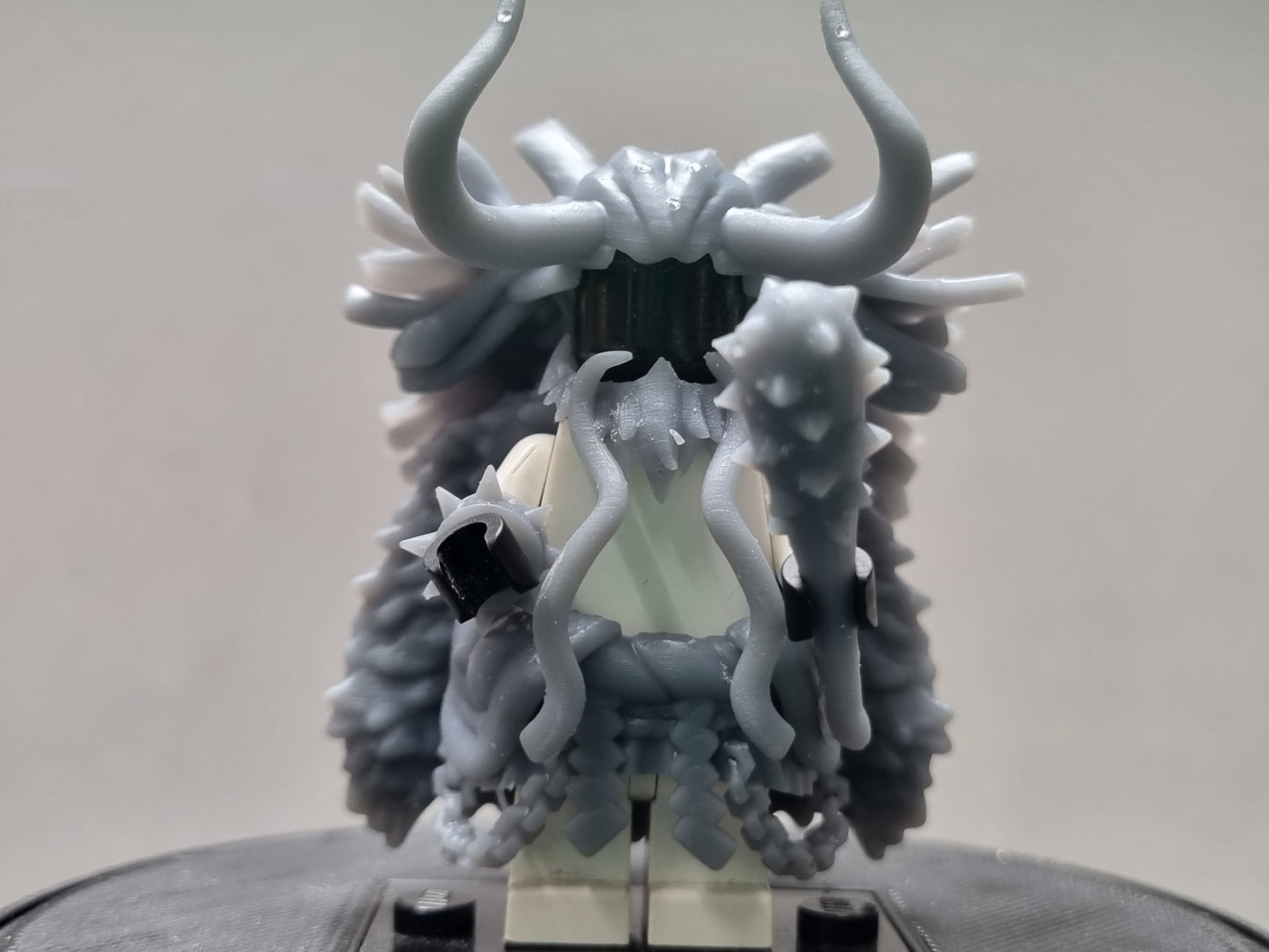 Lego compatible bull dragon custom 3D printed armor set!