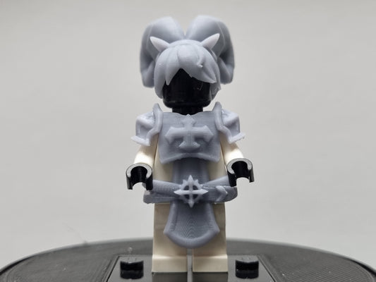 Lego compatible custom 3D printed knight armor set!