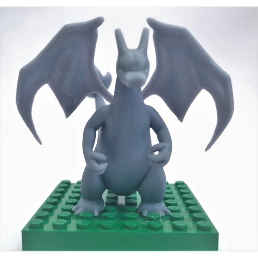 Lego compatible custom 3D printed fire dragon!