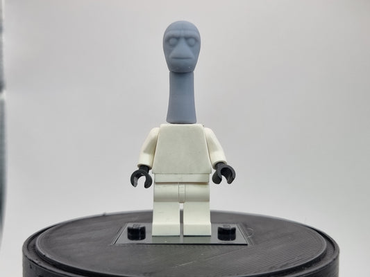 lego compatible 3D printed turnable Long neck alien head!