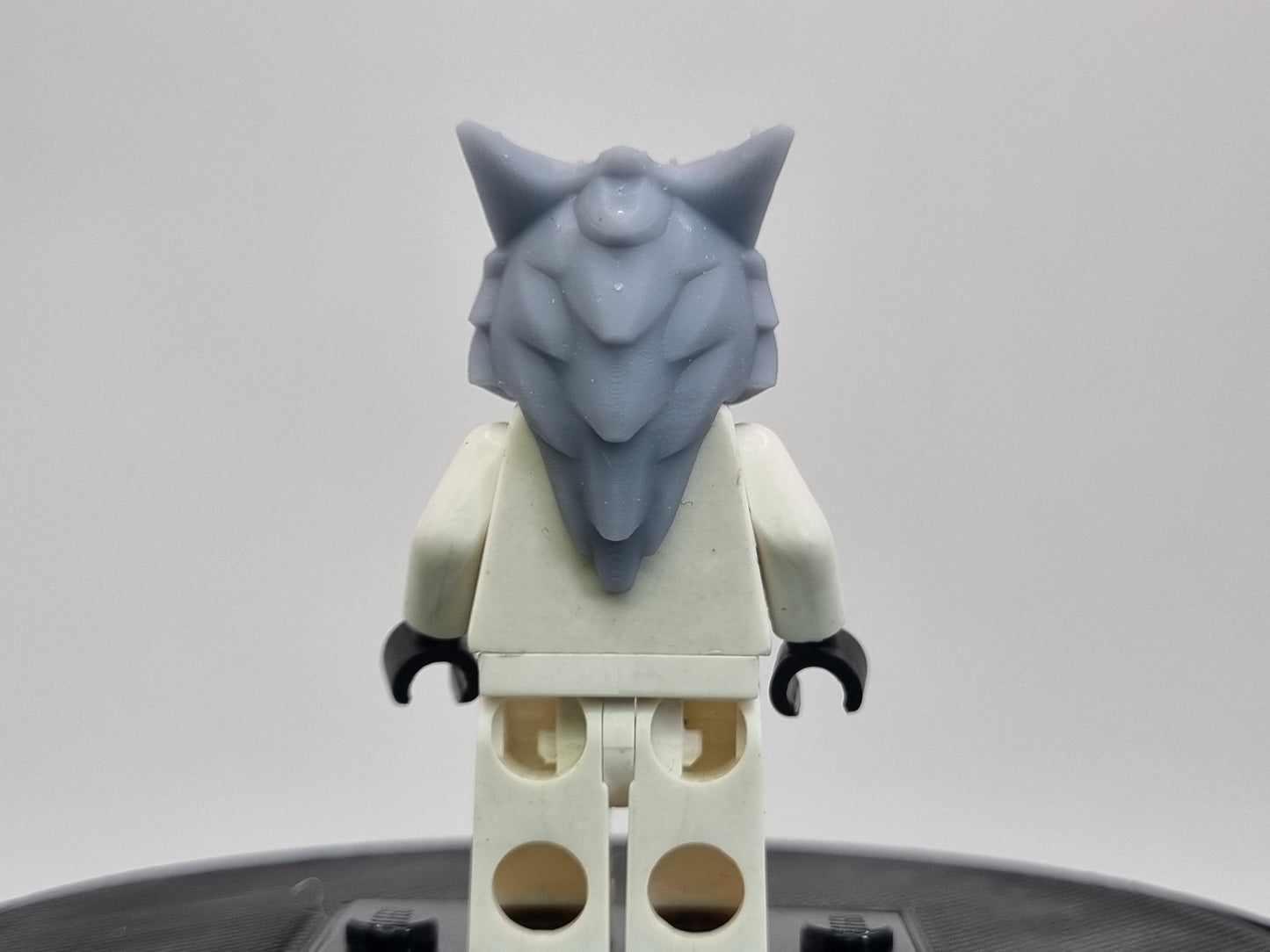 lego compatible 3D printed wolf head!