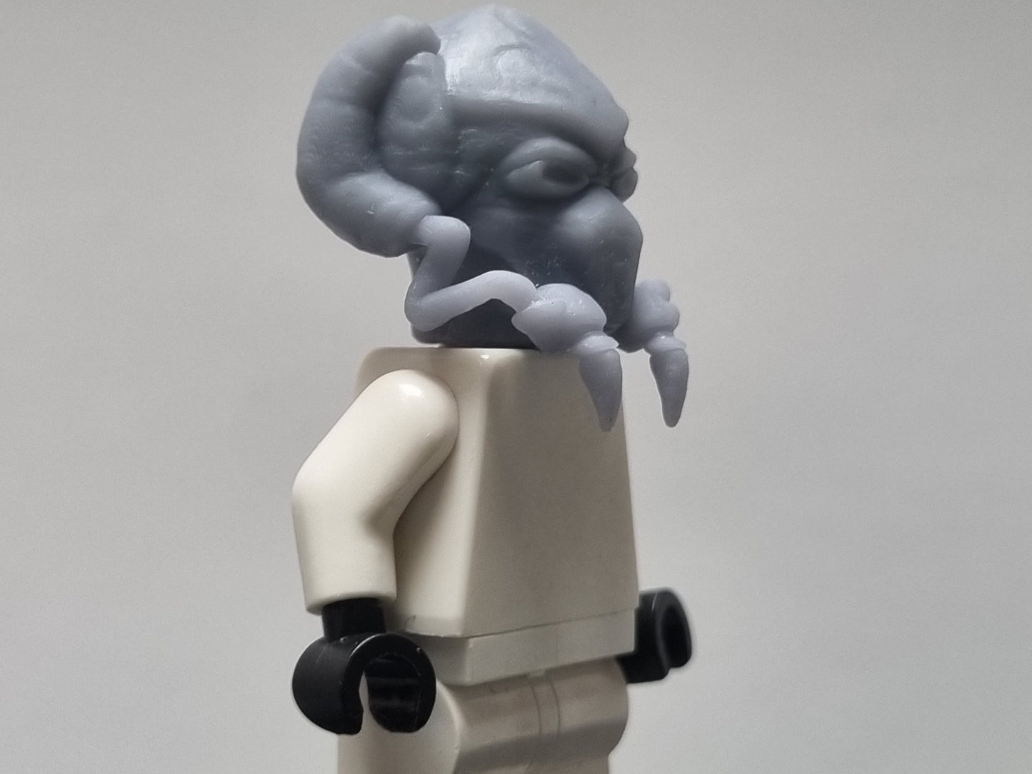 Building toy custom 3D printed galaxy wars alien head!