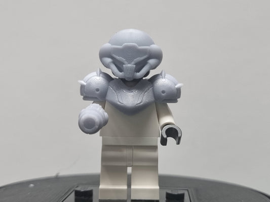 Building toy custom 3D printed alien power armor set