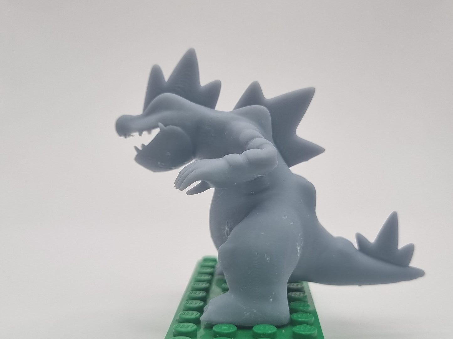 Building toy custom 3D printed big crocodile!