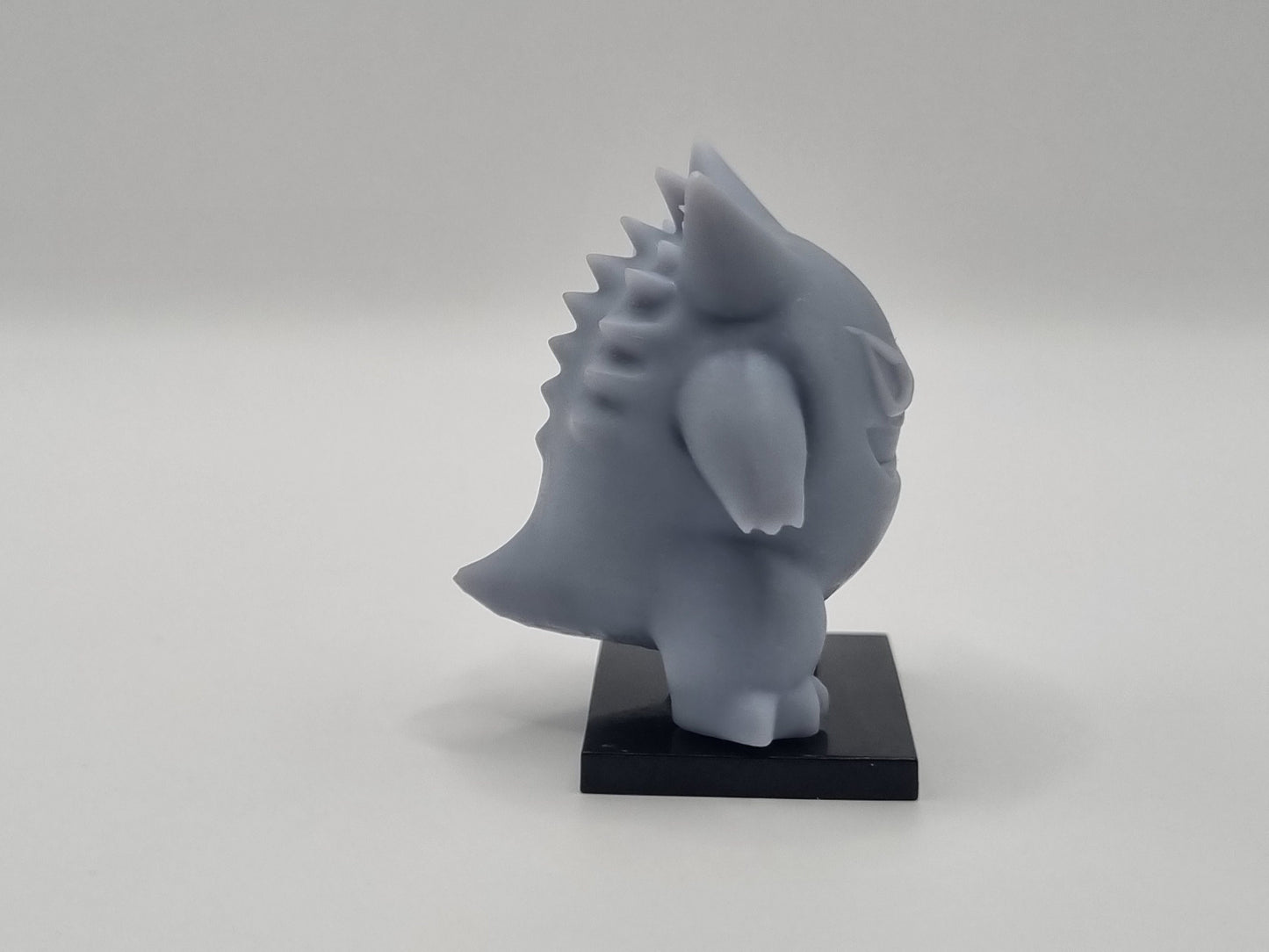 Building toy custom 3D printed big purple animal!