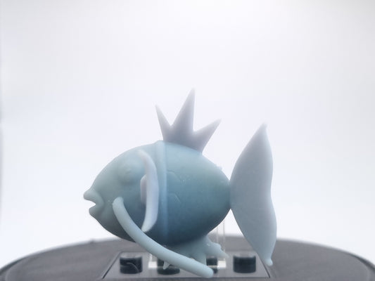 Building toy custom 3D printed fish on land!