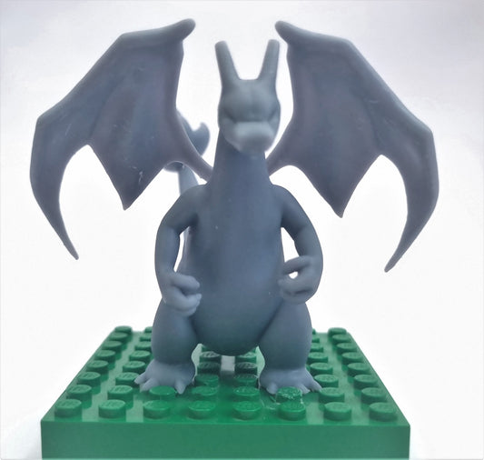 Building toy custom 3D printed fire dragon!