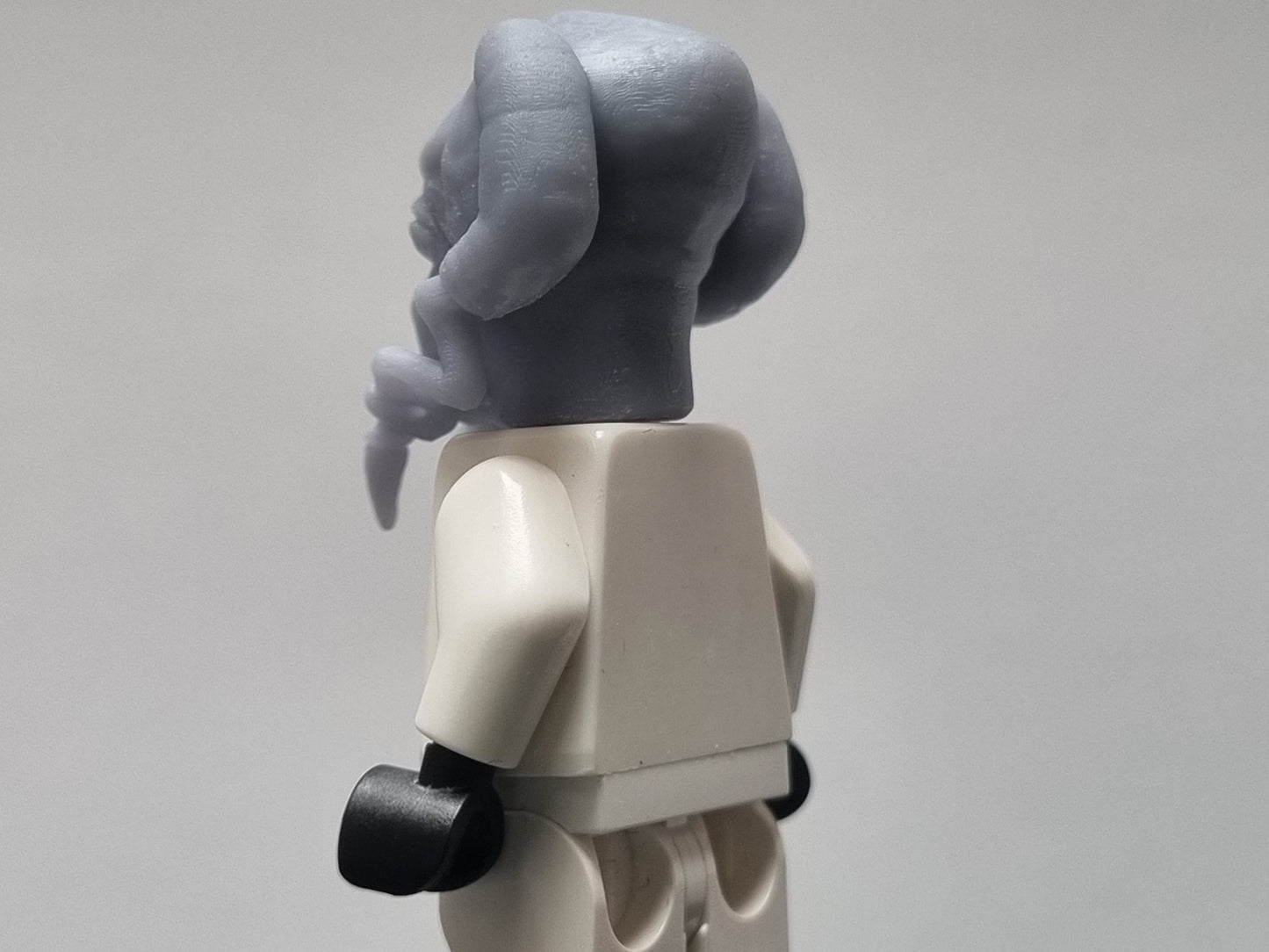 Building toy custom 3D printed galaxy wars alien head!