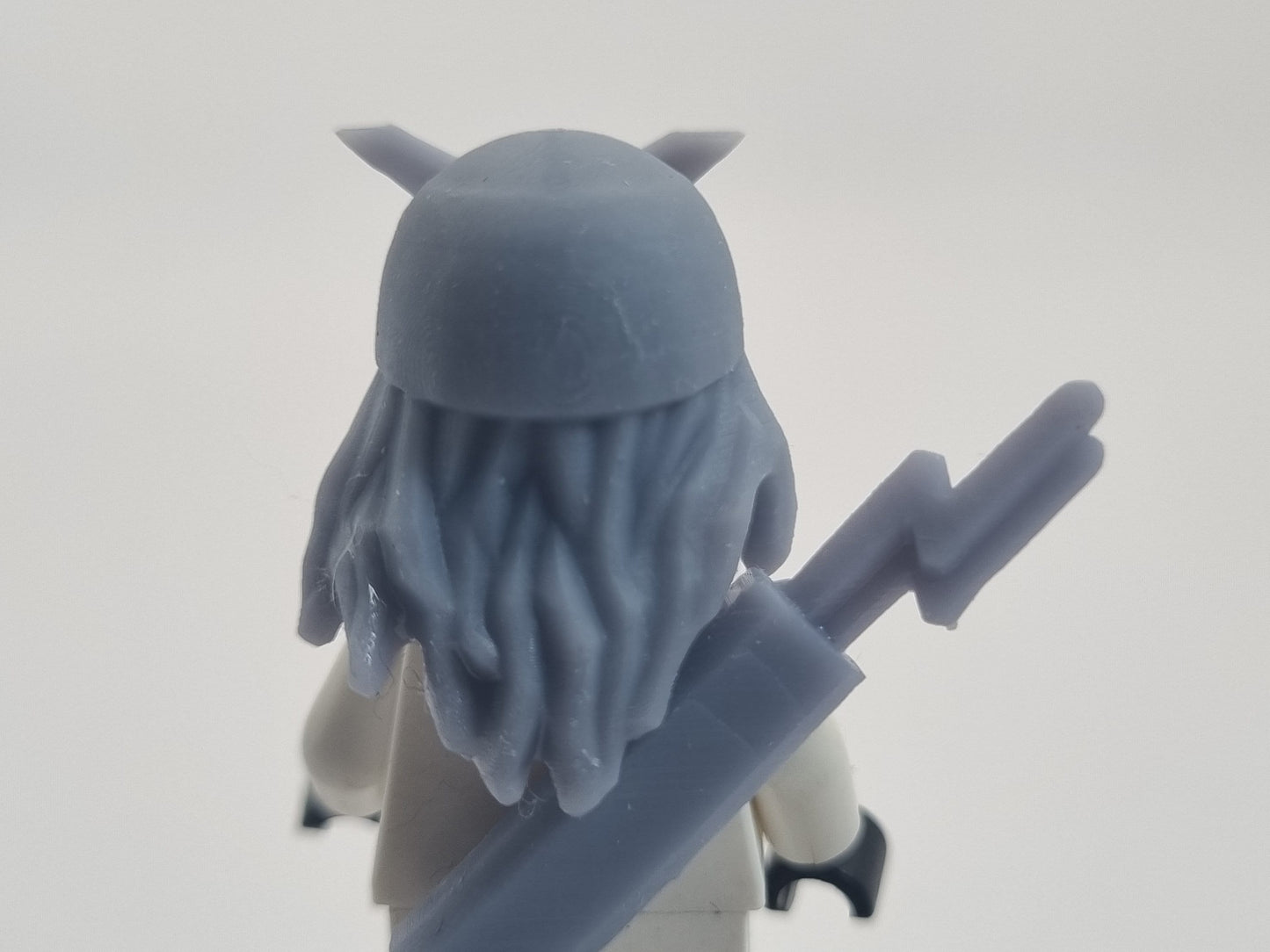 Building toy custom 3D printed Norse god heads and hairs v2!