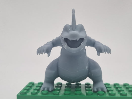 Building toy custom 3D printed big crocodile!