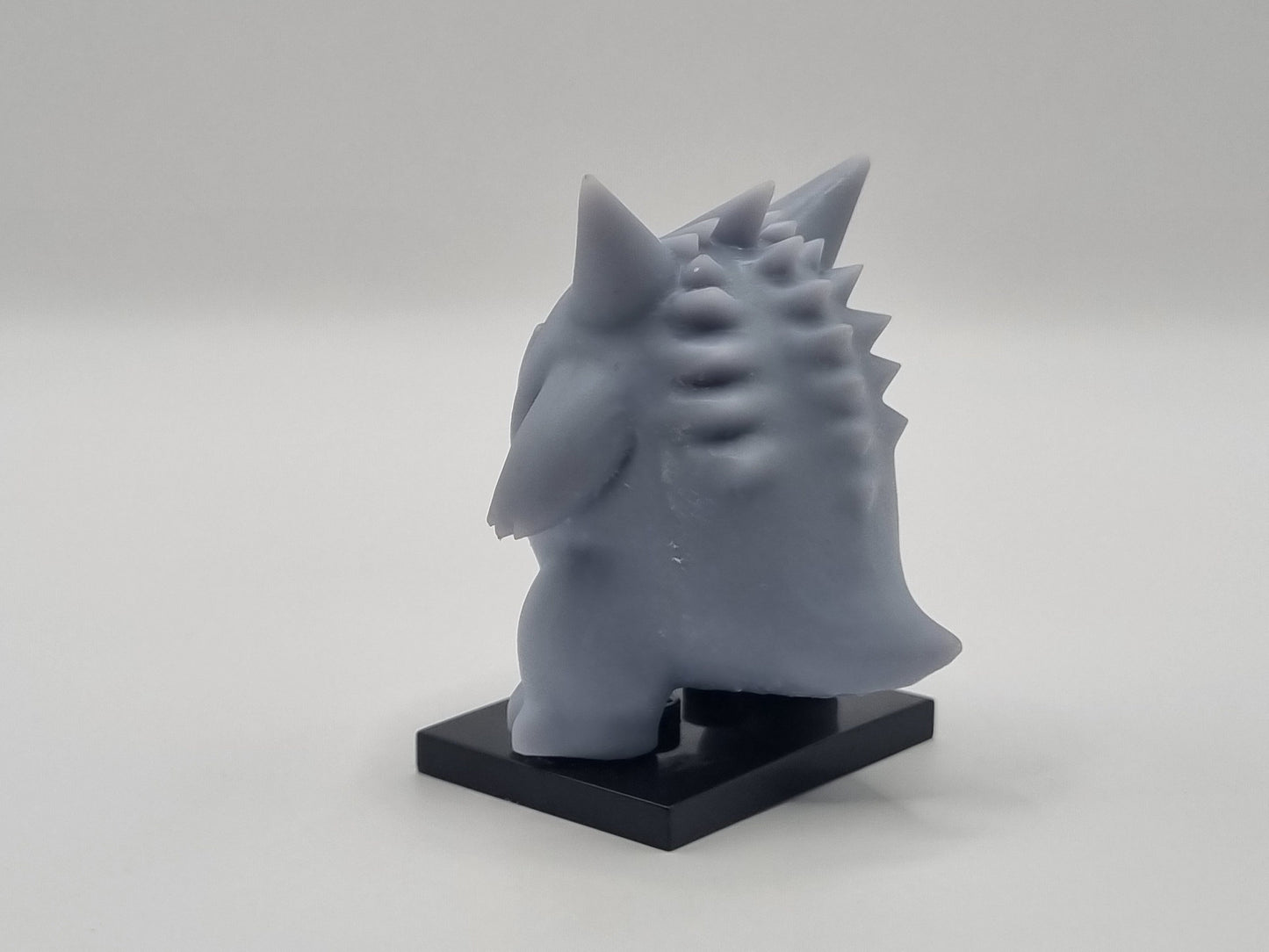 Building toy custom 3D printed big purple animal!