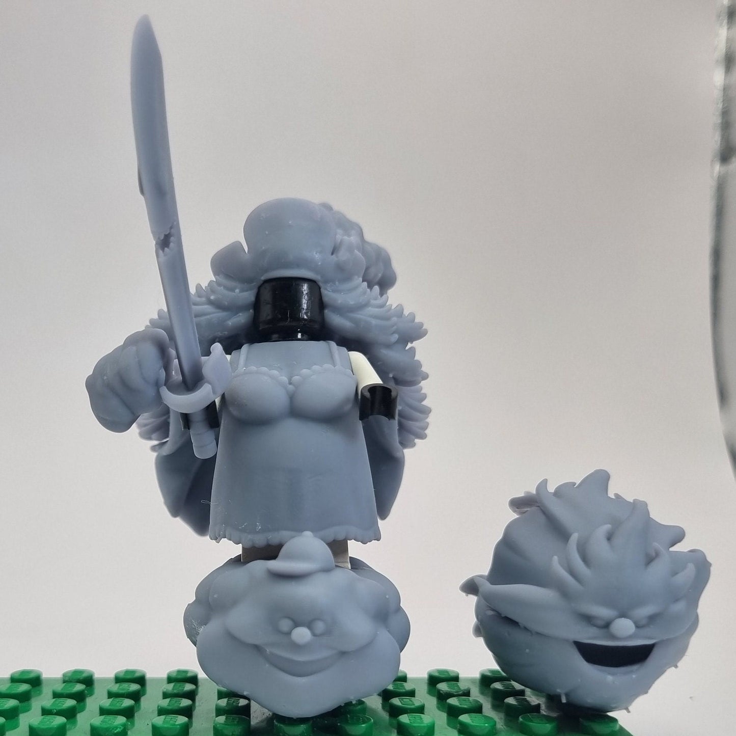 Building toy custom 3D printed momma pirate full set with all hairpieces!!!