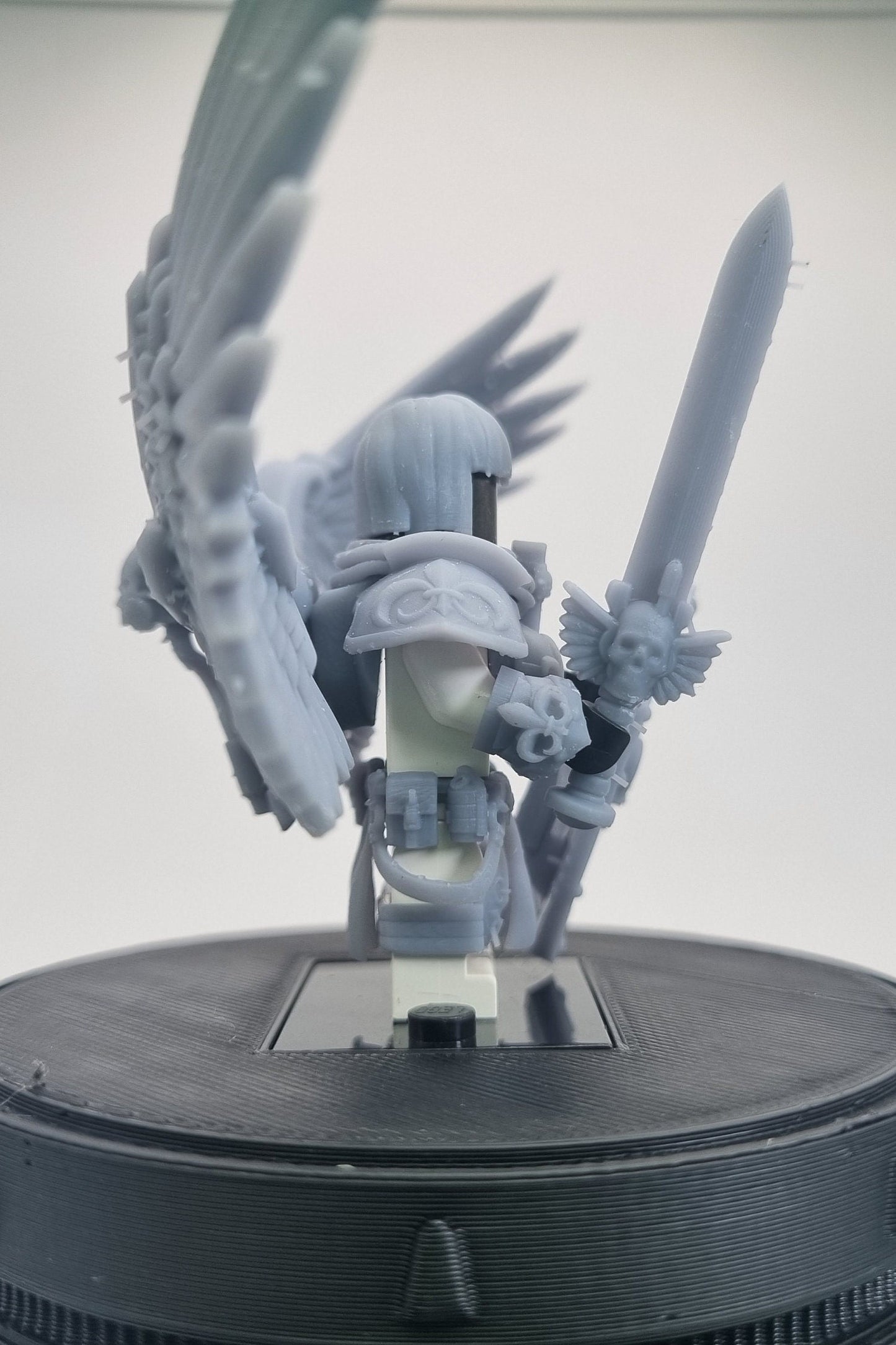 Buidling toy winged angel of battle space female!