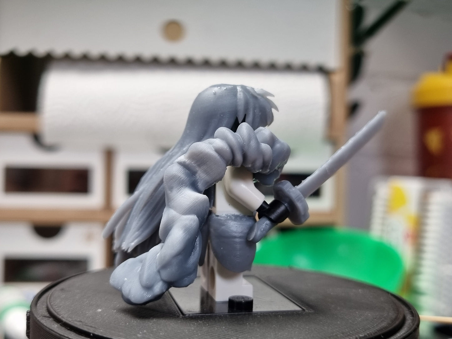 Building toy long haired warrior!