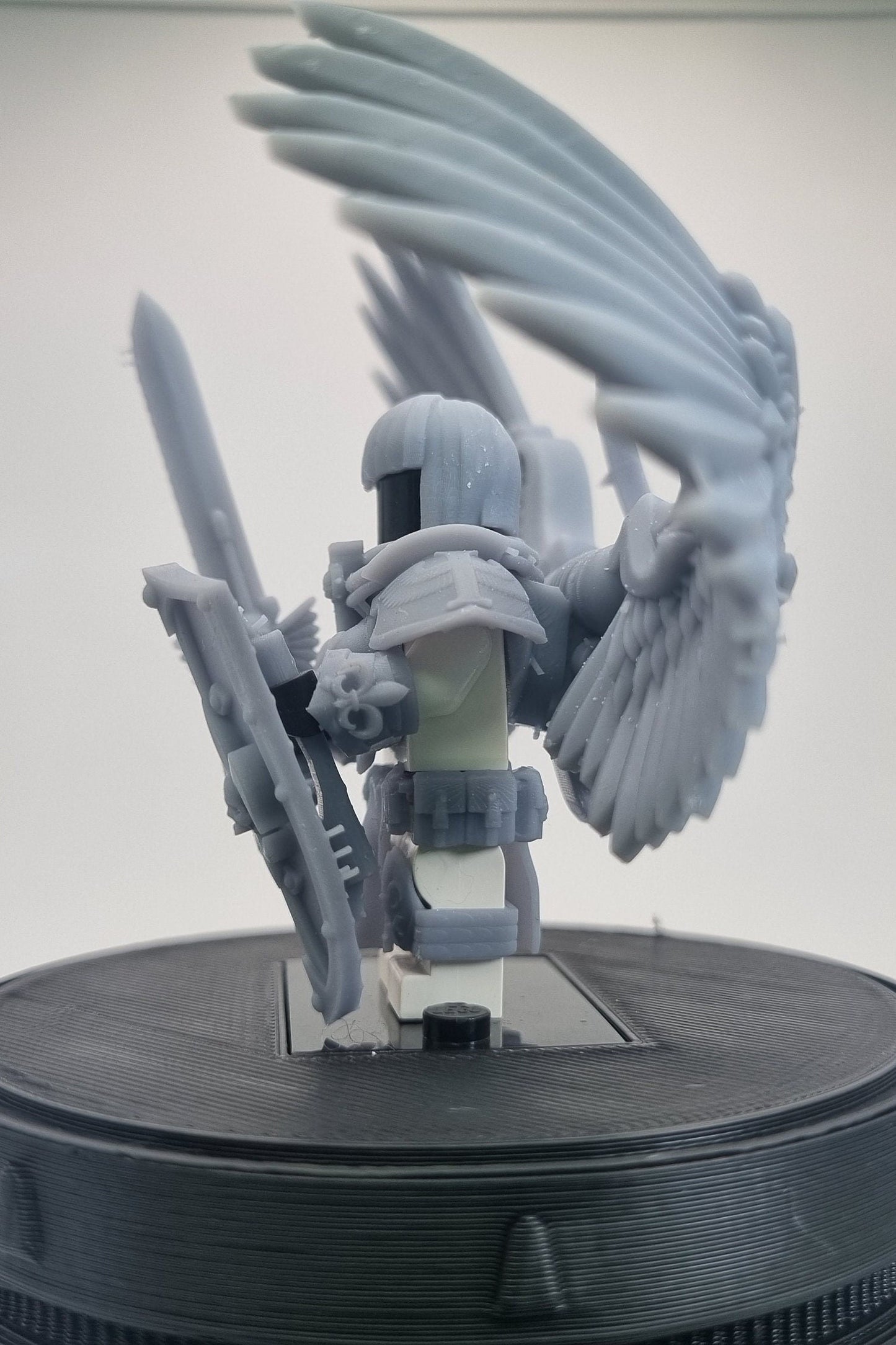 Buidling toy winged angel of battle space female!