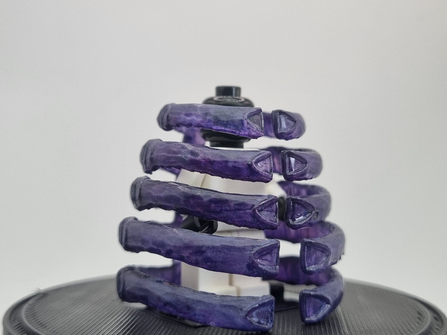 Building toy custom 3D printed and painted ninja ribcage!