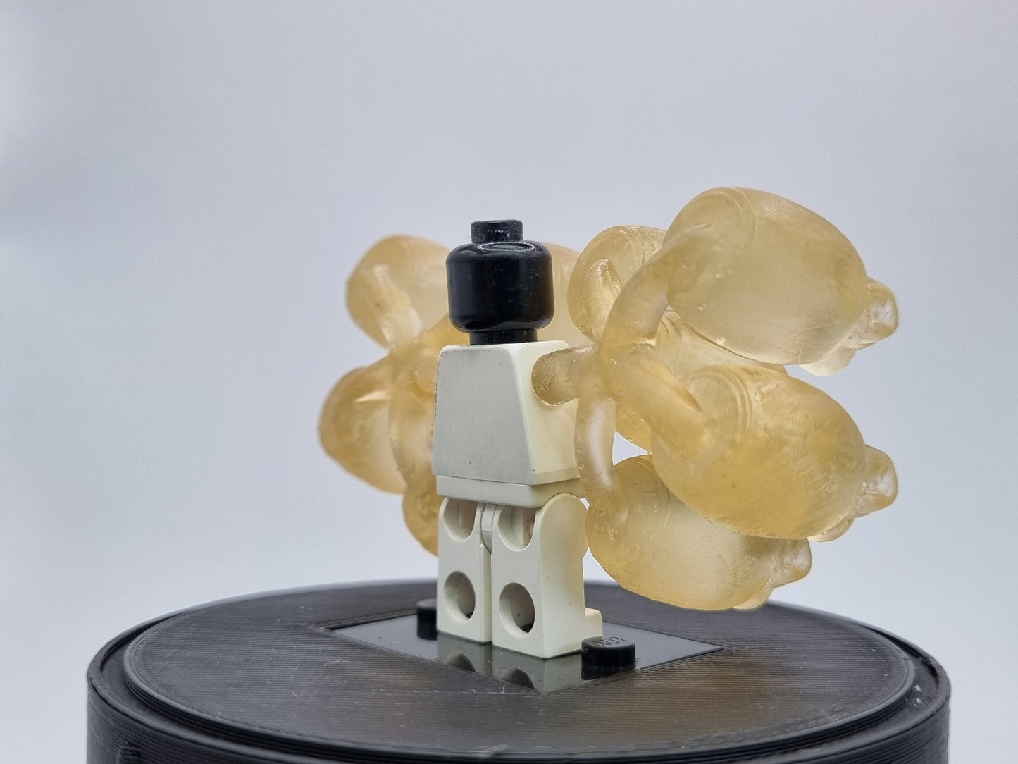 Building toy custom 3D printed transparent gatling arms!