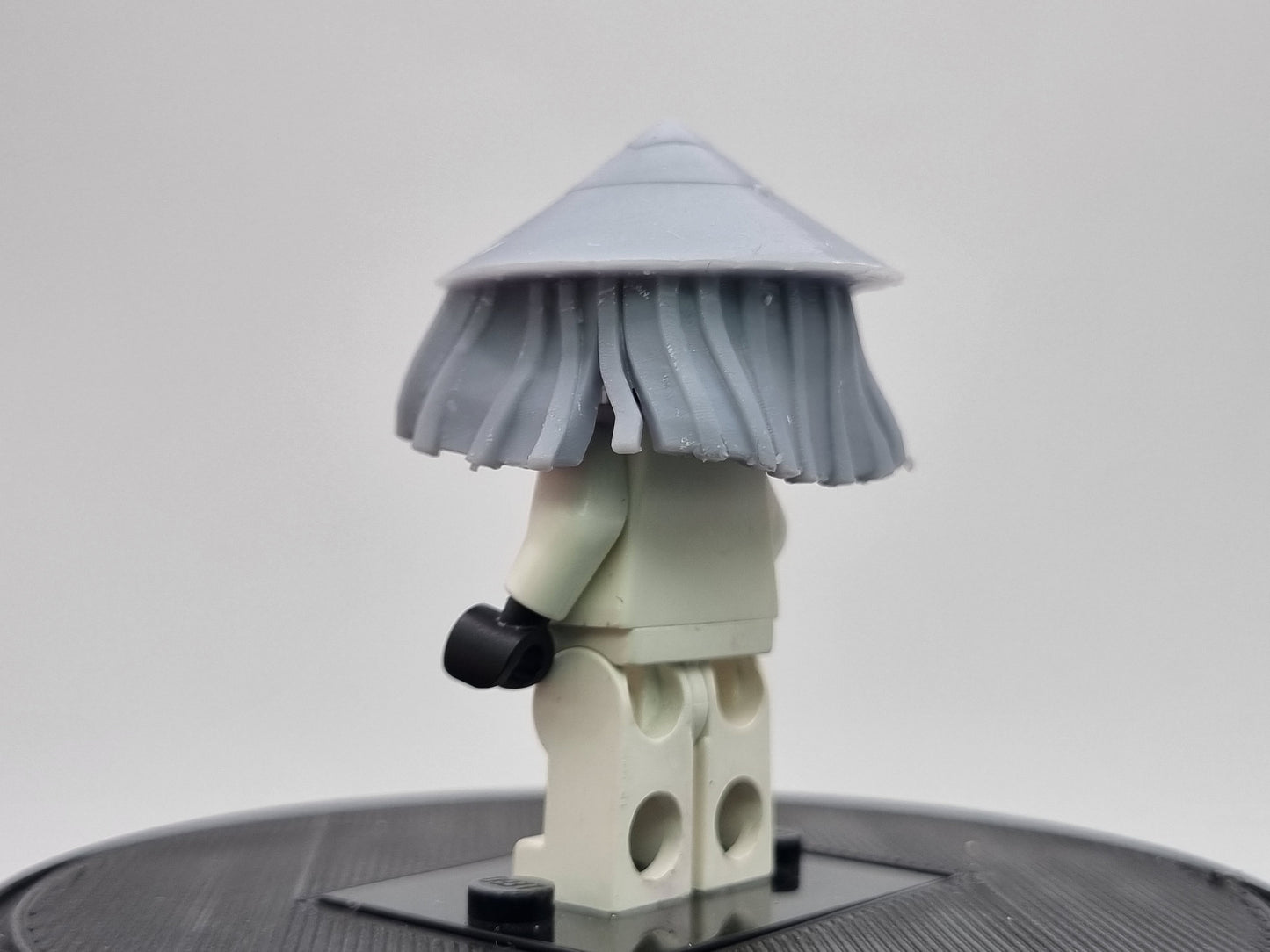 Building toy custom 3D printed ninja hat (fits on WM minifigures!)