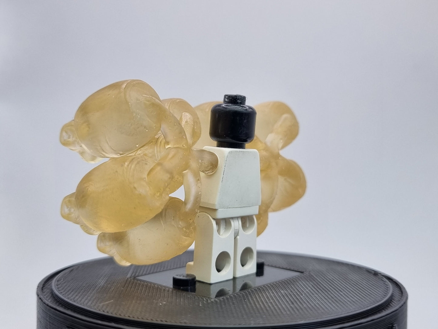 Building toy custom 3D printed transparent gatling arms!