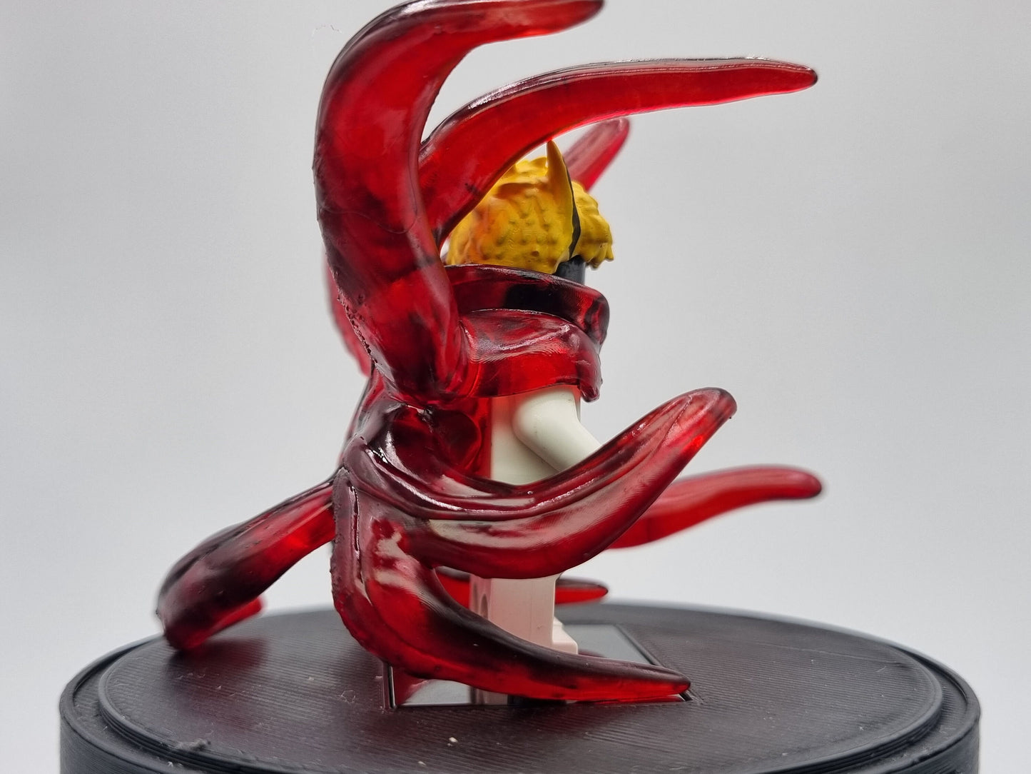 Building toy custom 3D printed and fully painted transparent tentical mode!