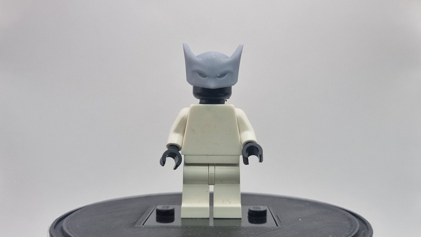 Building toy 3D printed dark pointy ear superhero hair pack v1