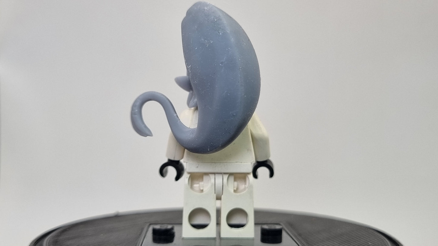 Building toy 3D printed genie hairpiece