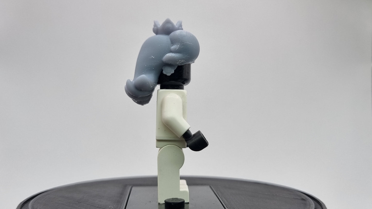 Building toy custom 3D printed royal hair piece 1