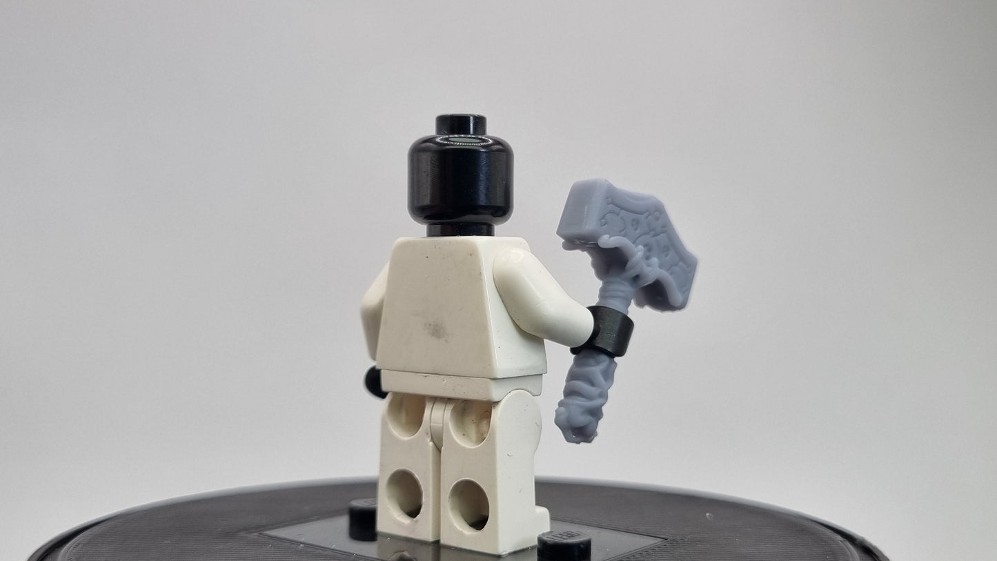 Building toy custom 3D printed lightning hammer!