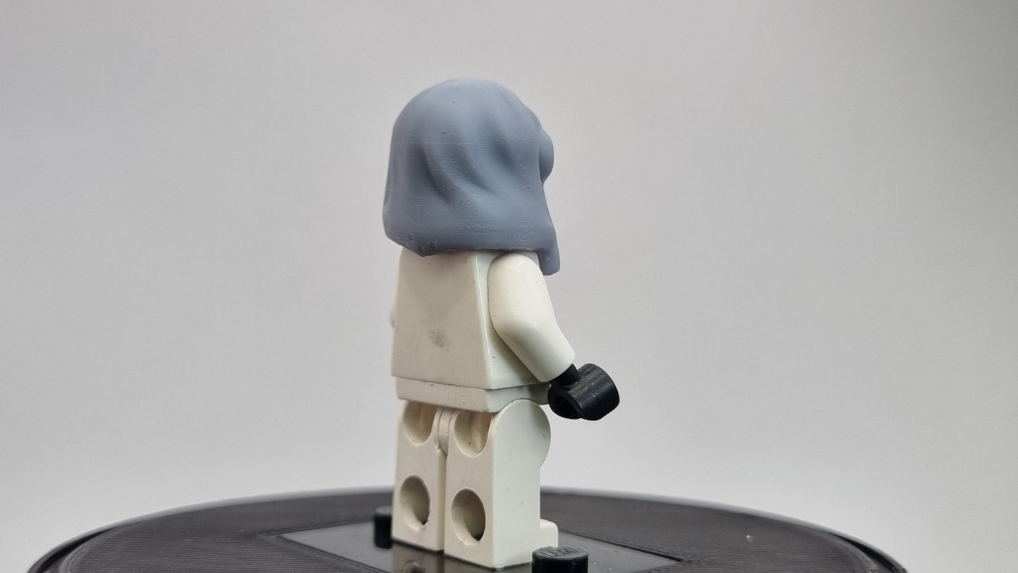 Building toy custom 3D printed galaxy wars alien with hood head!