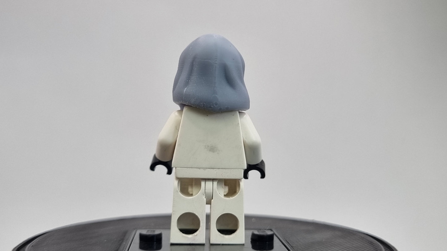 Building toy custom 3D printed galaxy wars alien with hood head!