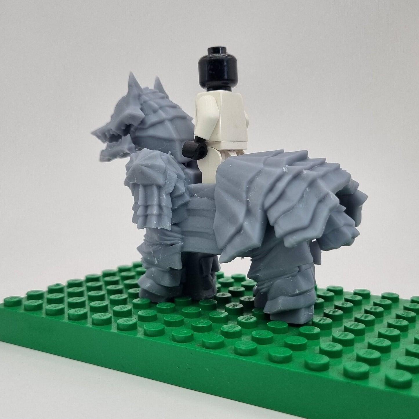 Building toy custom 3D printed armored horse!