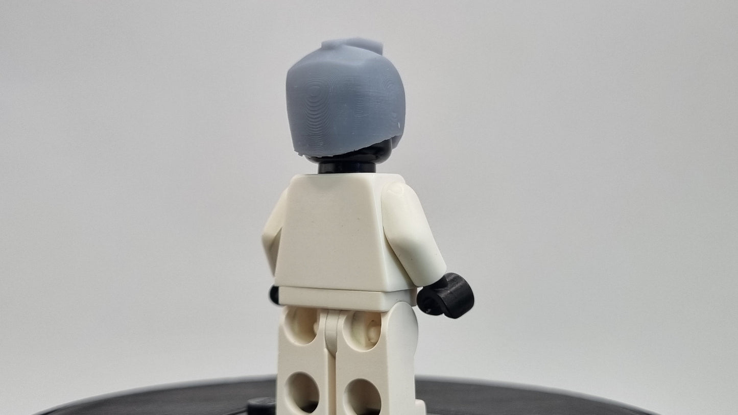 Building toy custom 3D printed small mohawk super hero helmet!