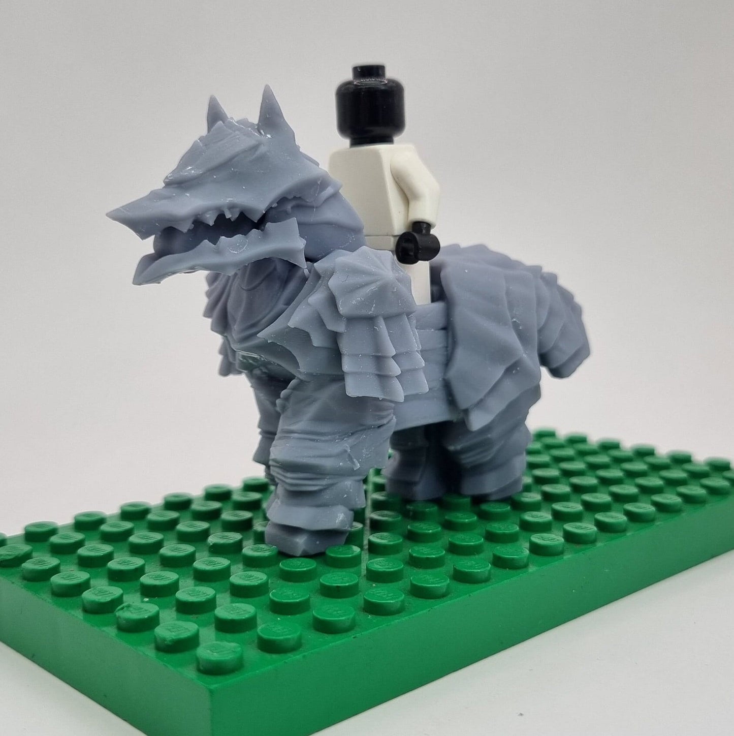 Building toy custom 3D printed armored horse!