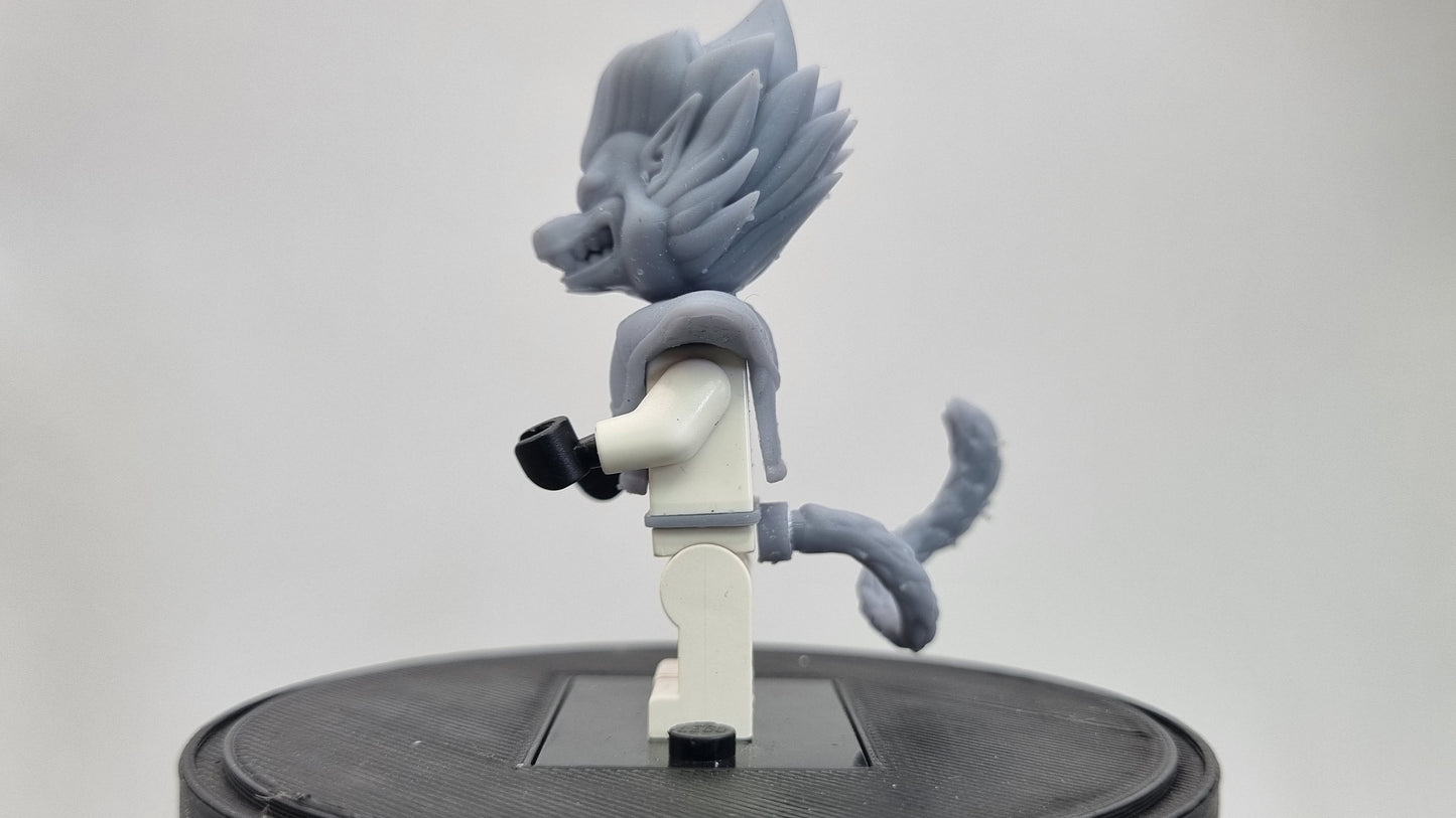 Building toy custom 3D printed ape with armor!