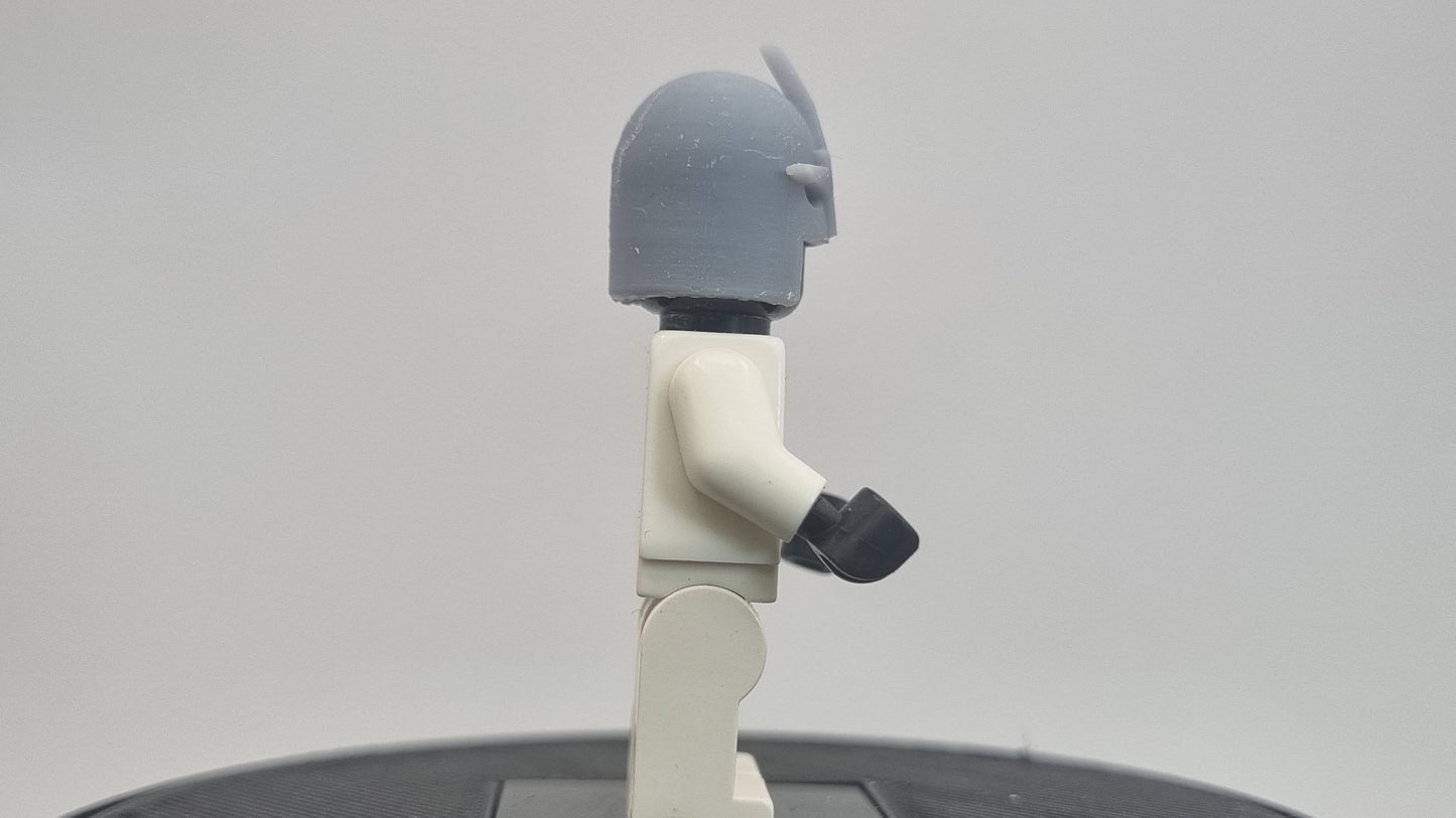 Custom 3D printted building toy star super hero helmet!